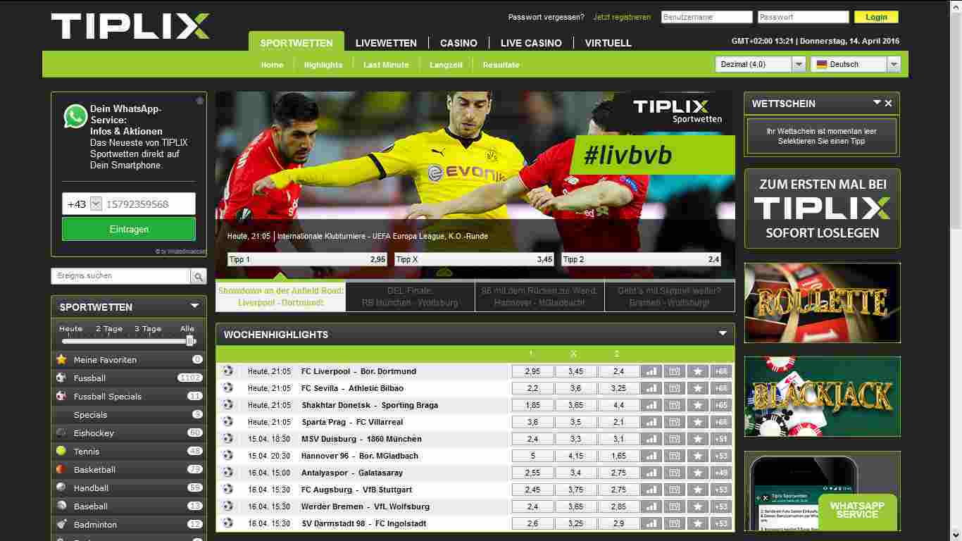 Tiplix - Webseite