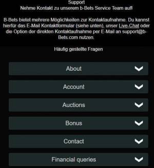 b-Bets App - Support