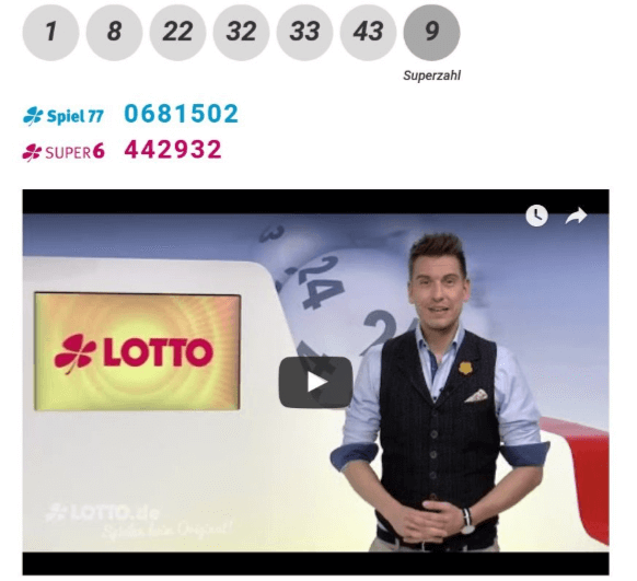 Lottoziehungen live oder auf Abruf online schauen. Der Teil des Services weiß bei Lotto.de zu gefallen.